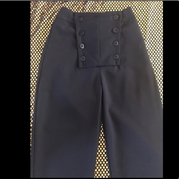 High Waisted Sailor Pants - Picture 2 of 5